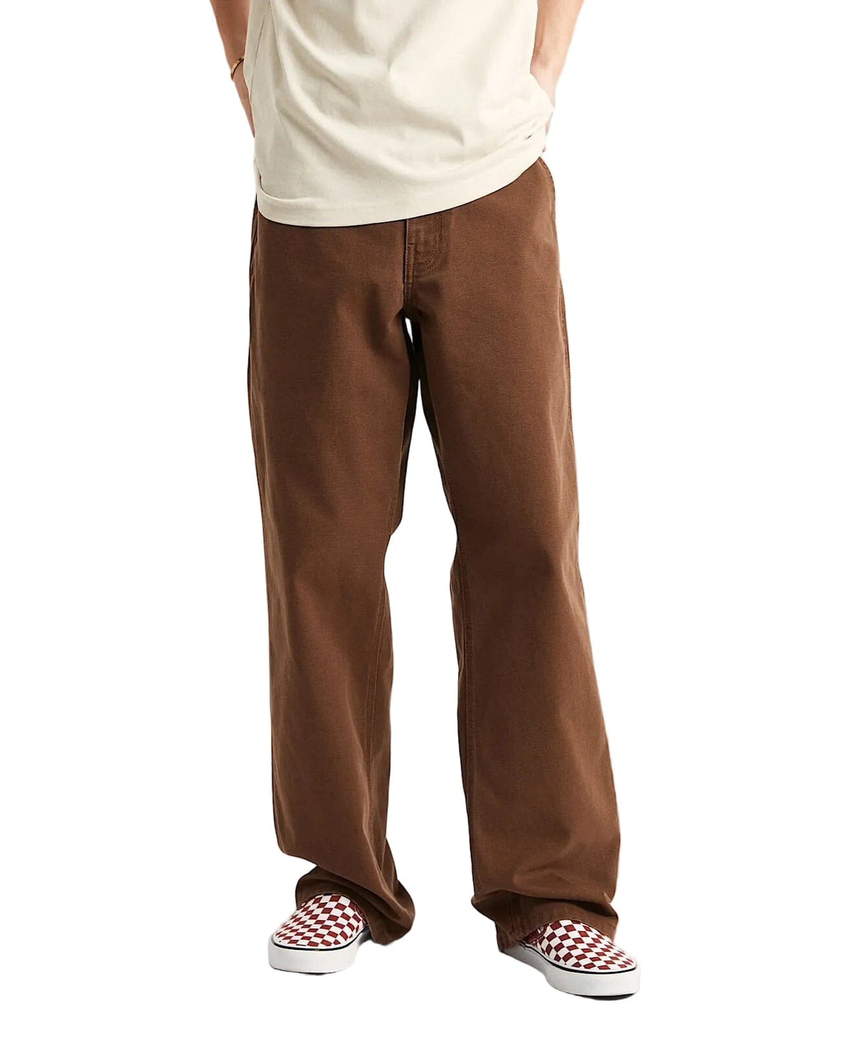 VANS Drill Chore Carpenter Loose Overdye Pant Vintage Cocoa Men's Pants Vans