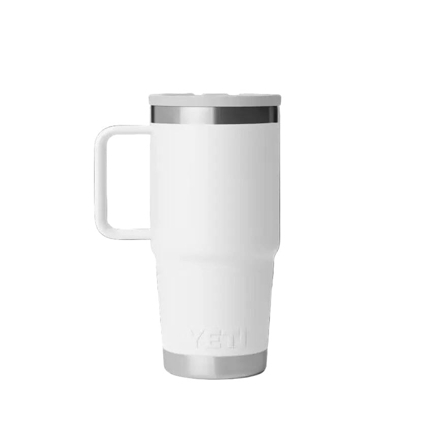 YETI Rambler 591 ml Travel Straw Mug With Colour-Matched Straw Lid White Drinkware Yeti