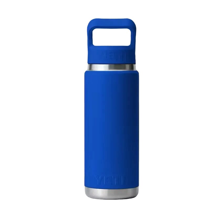 YETI Rambler 769 ML Water Bottle Colour-Matched Straw Cap Royal Blue Drinkware Yeti