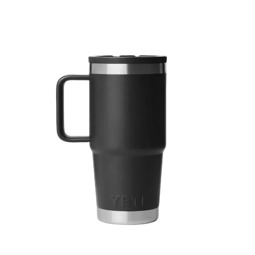 YETI Rambler 591 ml Travel Straw Mug With Colour-Matched Straw Lid Black Drinkware Yeti