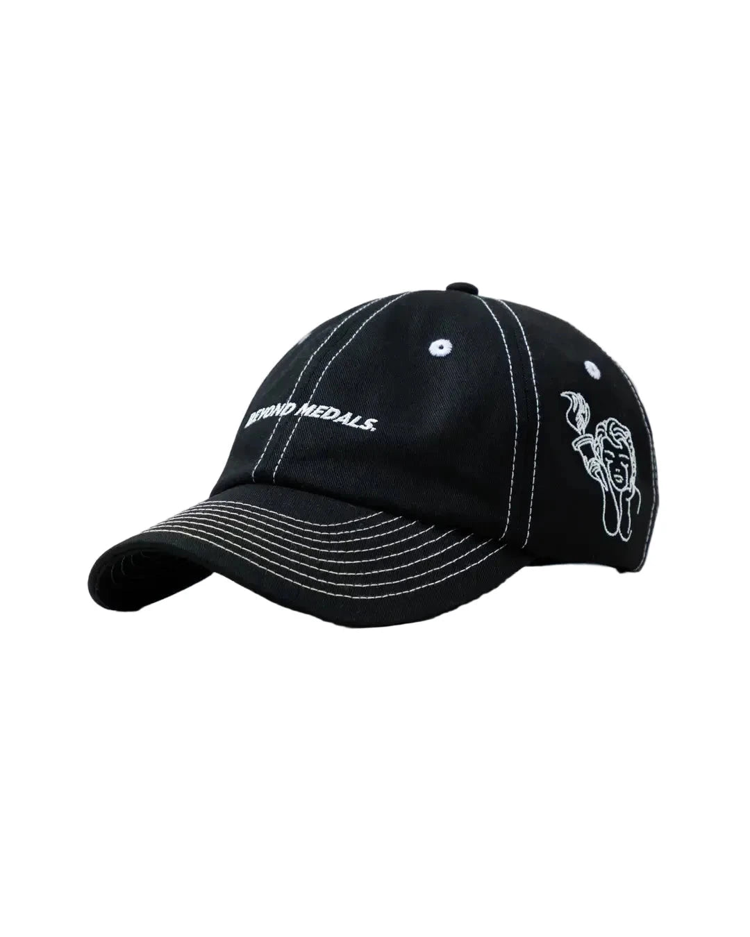 BEYOND MEDALS Angel Cap Black Men's Hats Beyond Medals