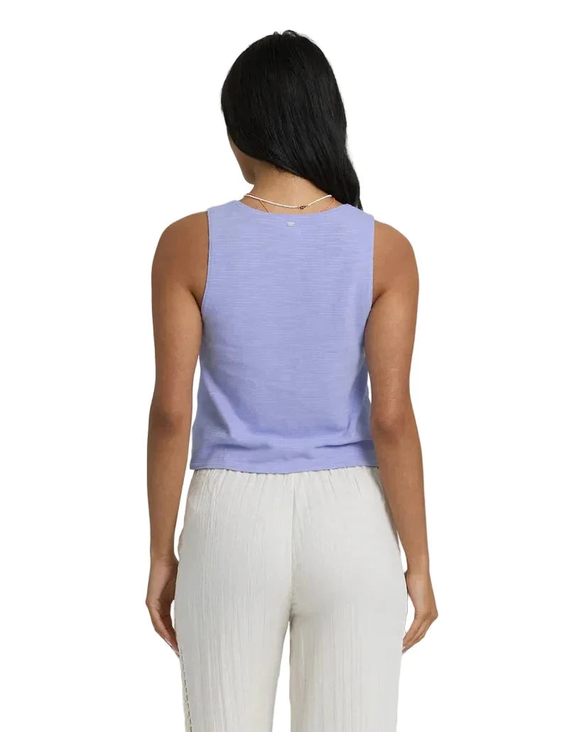 BILLABONG Women’s Veda Knit Tank Twilight Blue Women's Tank Tops and Halter Tops Billabong