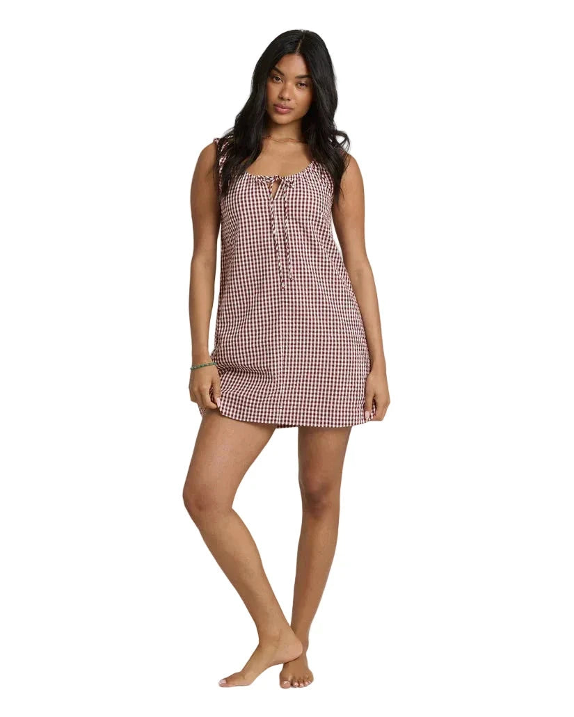BILLABONG Women’s Sweet As Ever Dress Red Dahlia Women's Dresses Billabong