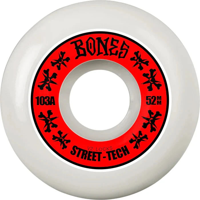 BONES STF Locks V2 103A 52mm Skateboard Wheels Skateboard Wheels Bones