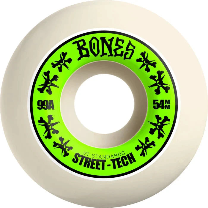 BONES STF Standards V1 99A 54mm Skateboard Wheels Skateboard Wheels Bones