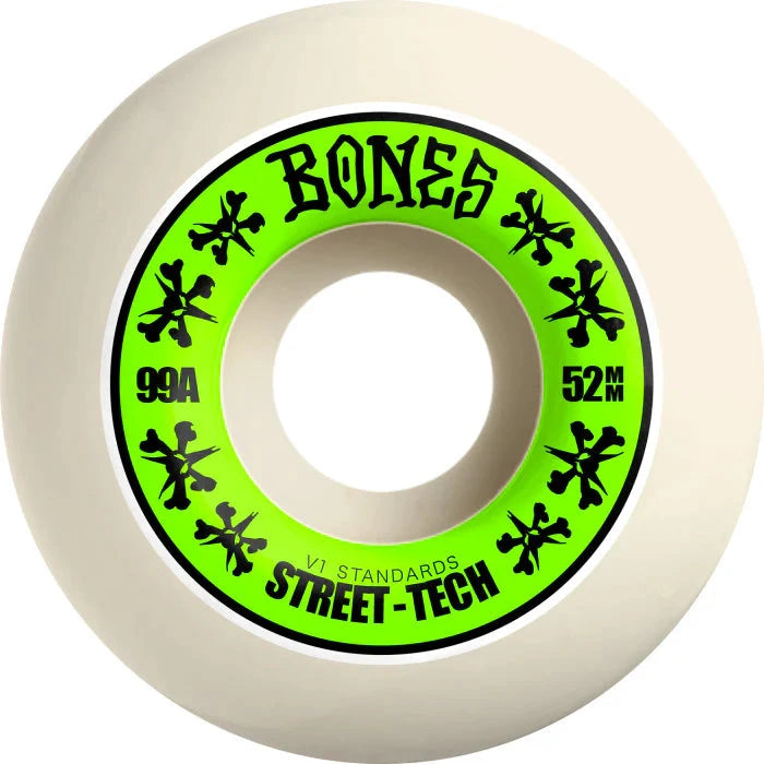 BONES STF Standards V1 99A 52mm Skateboard Wheels Skateboard Wheels Bones