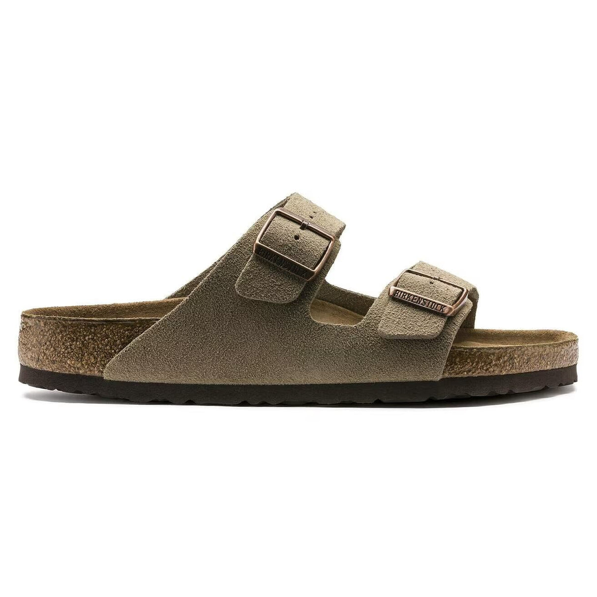 BIRKENSTOCK Women's Arizona Soft Footbed Sandals Taupe Women's Sandals Birkenstock