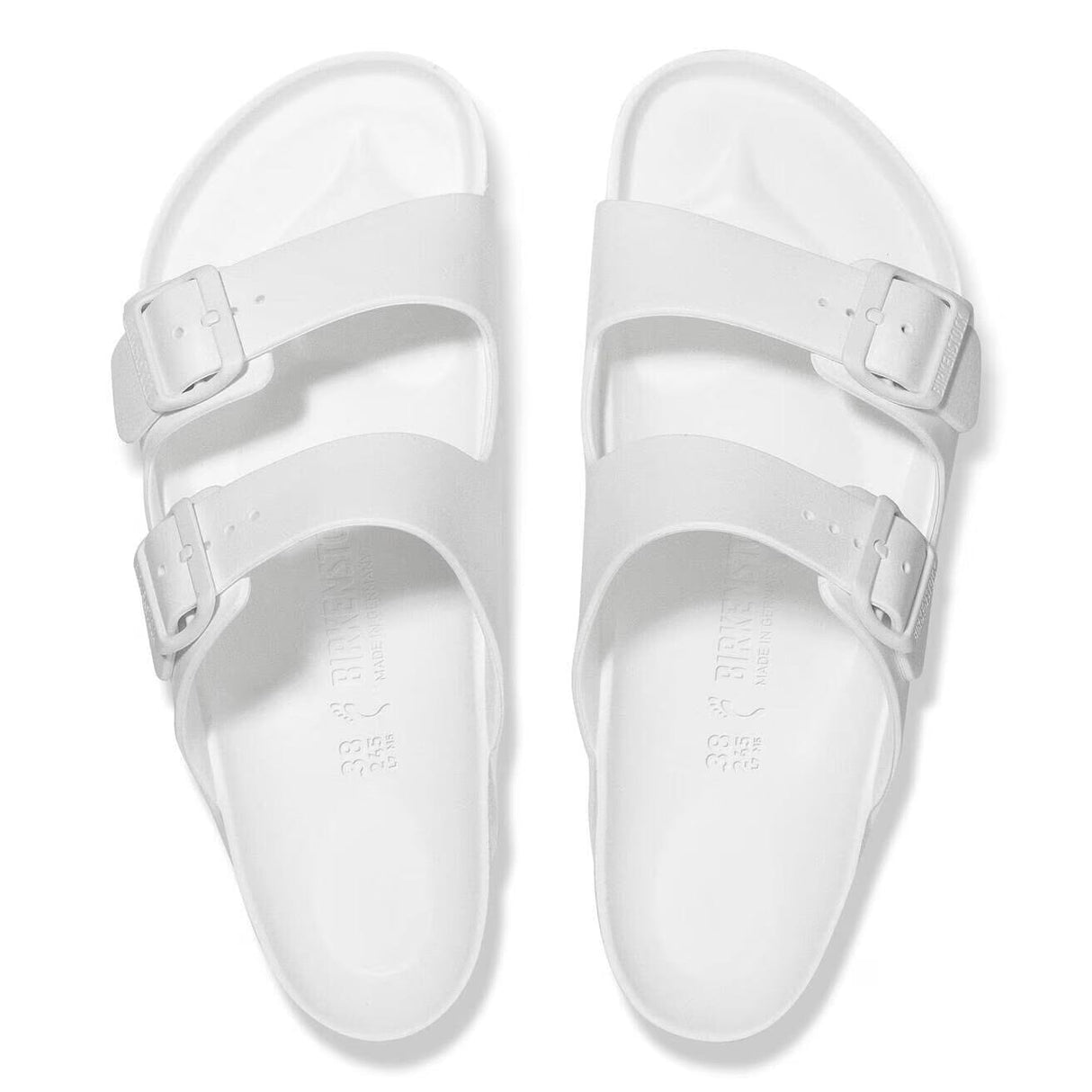 BIRKENSTOCK Women's Arizona Essentials Sandals White Women's Sandals Birkenstock