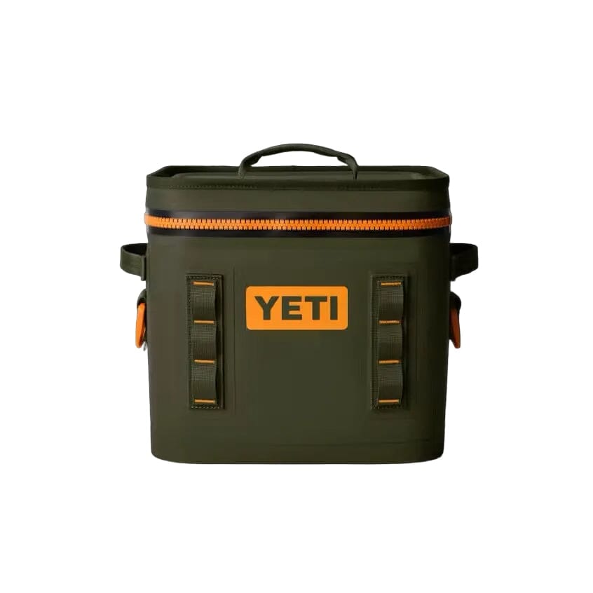 YETI Hopper Flip 12 Soft Cooler Olive/King Crab Orange Coolers Yeti