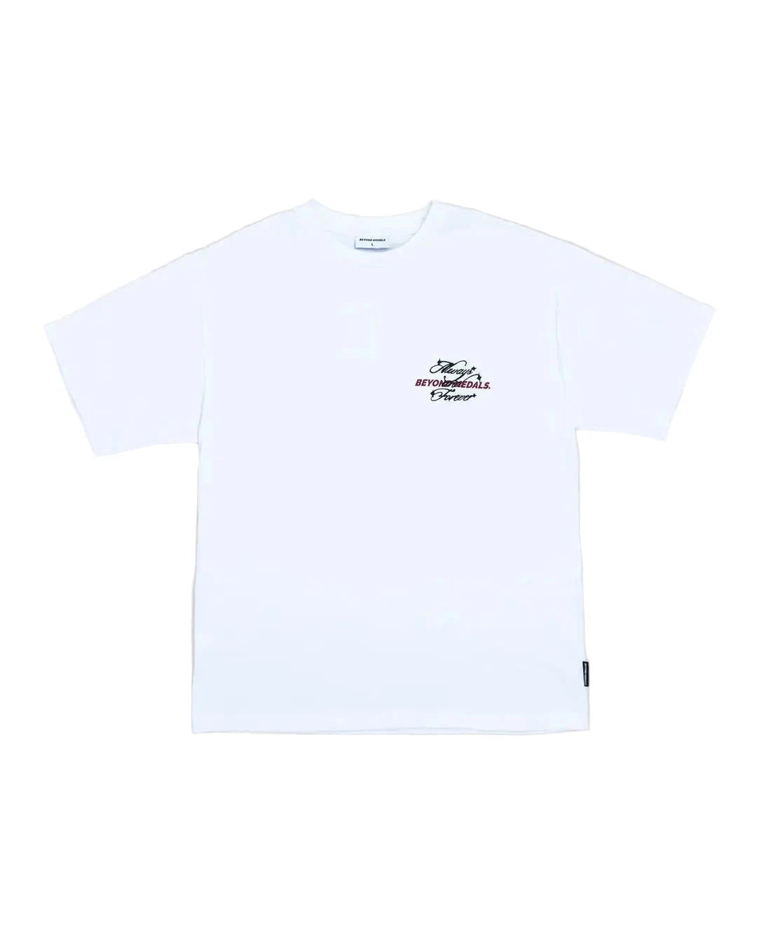 BEYOND MEDALS Forever T-Shirt White Men's Short Sleeve T-Shirts Beyond Medals