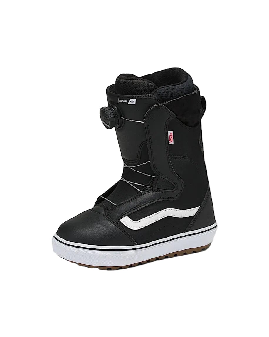 VANS Women's Encore OG Snowboard Boots Black/White 2027 Women's Snowboard Boots Vans