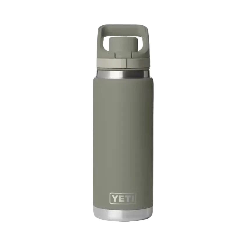 YETI Rambler 769 ML Water Bottle With Flip Chug Cap Pampa Green Drinkware Yeti