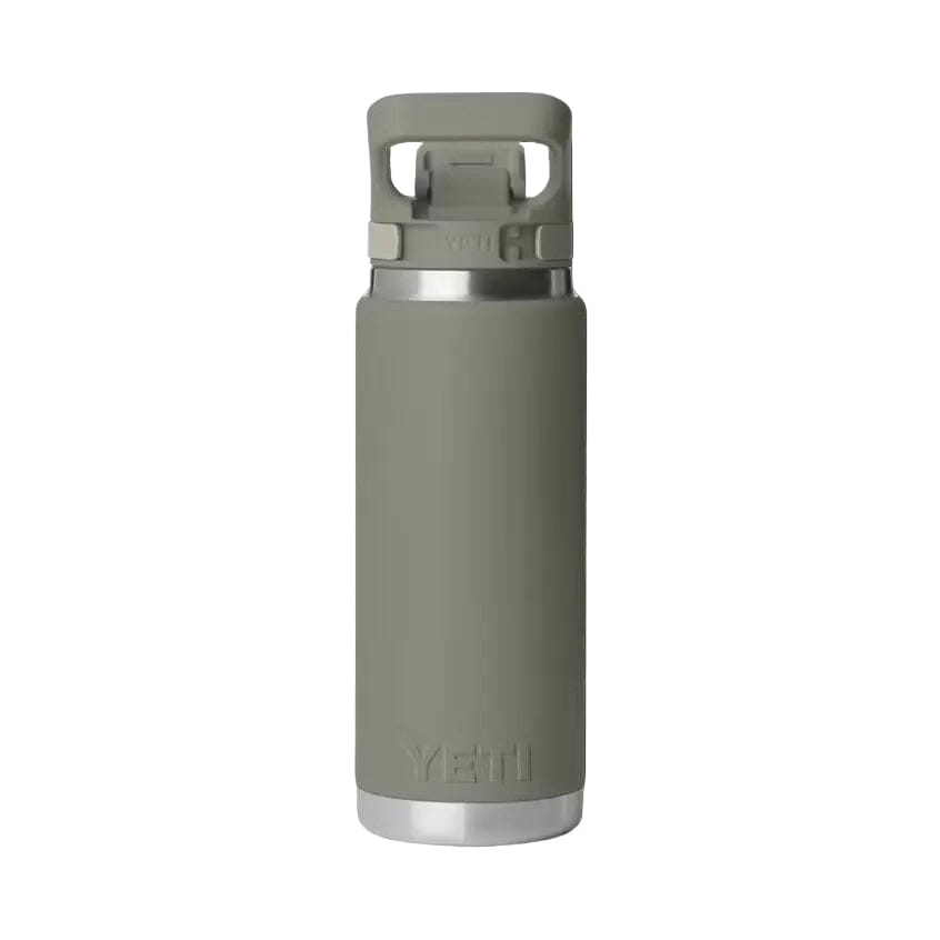 YETI Rambler 769 ML Water Bottle With Flip Chug Cap Pampa Green Drinkware Yeti