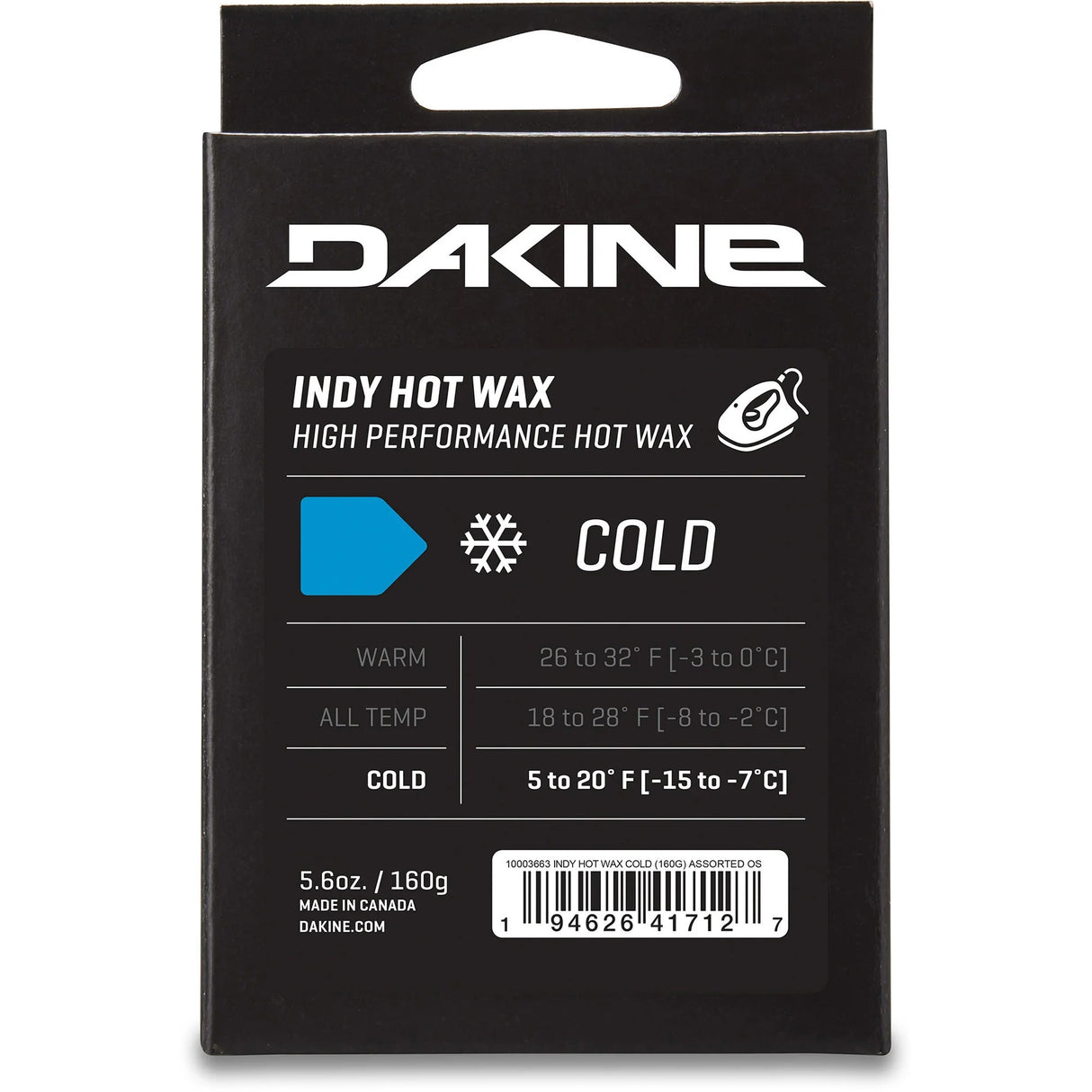 DAKINE Indy Hot Wax Cold Temp Snowboard Wax Dakine