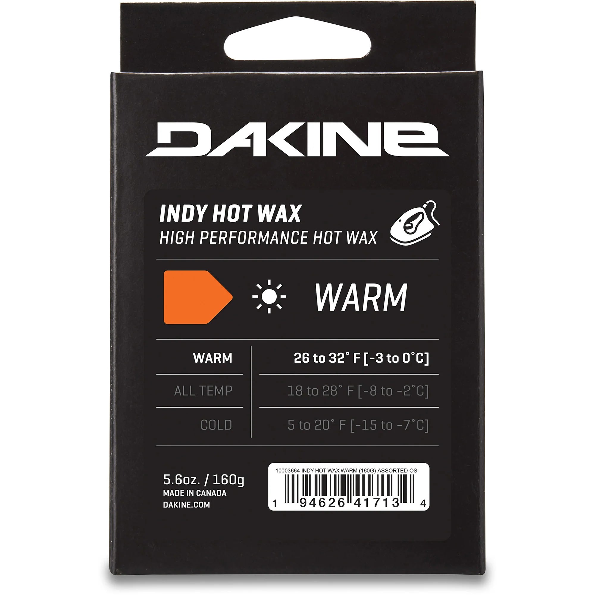 DAKINE Indy Hot Wax Warm Temp Snowboard Wax Dakine 