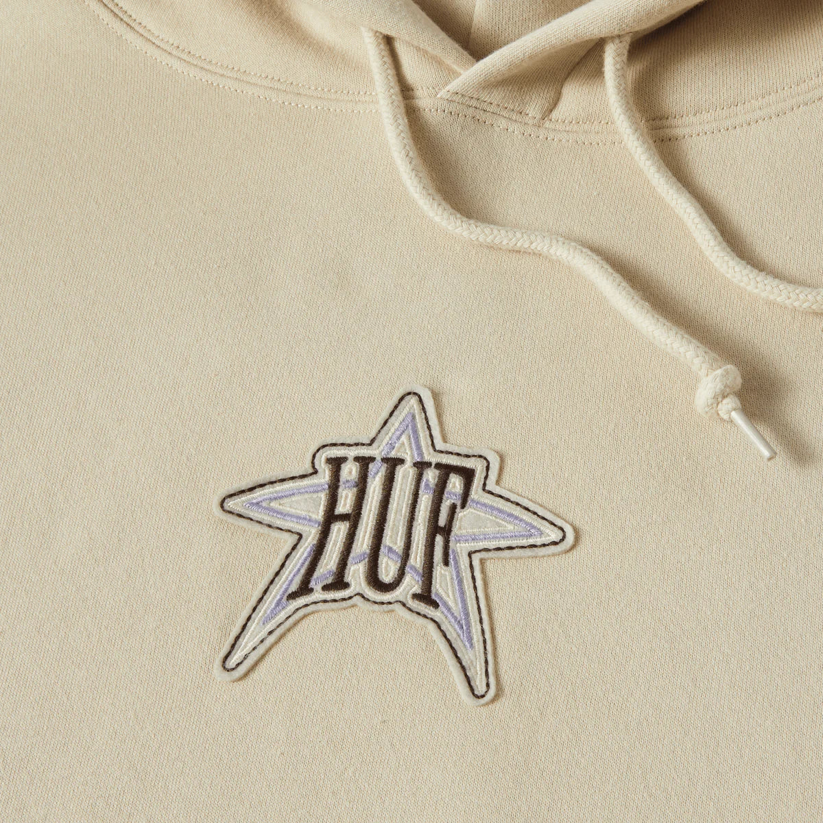 HUF Intergalactic Hoodie Stone Men's Crewnecks Huf