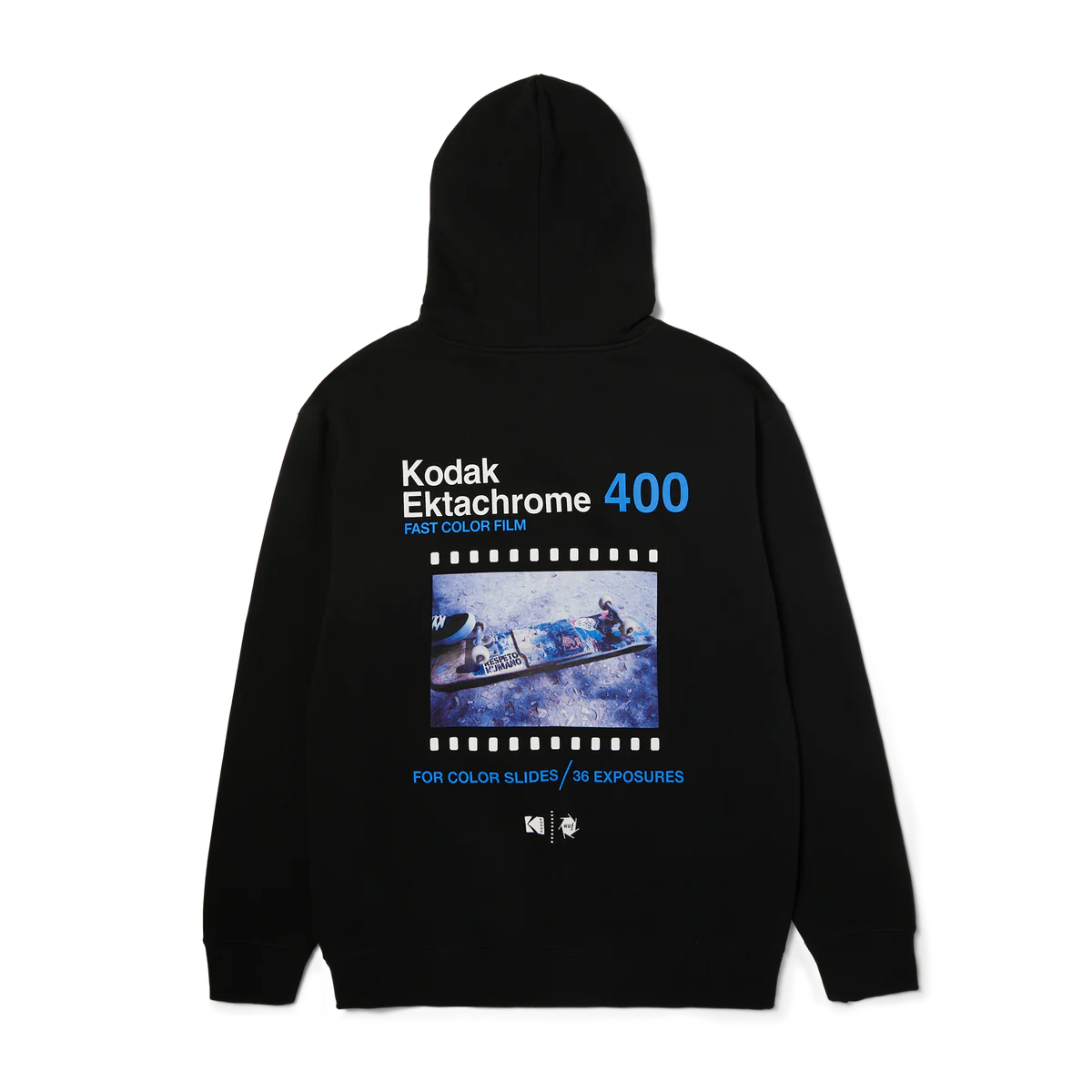 HUF X KODAK Invention Hoodie Black Men's Pullover Hoodies Huf