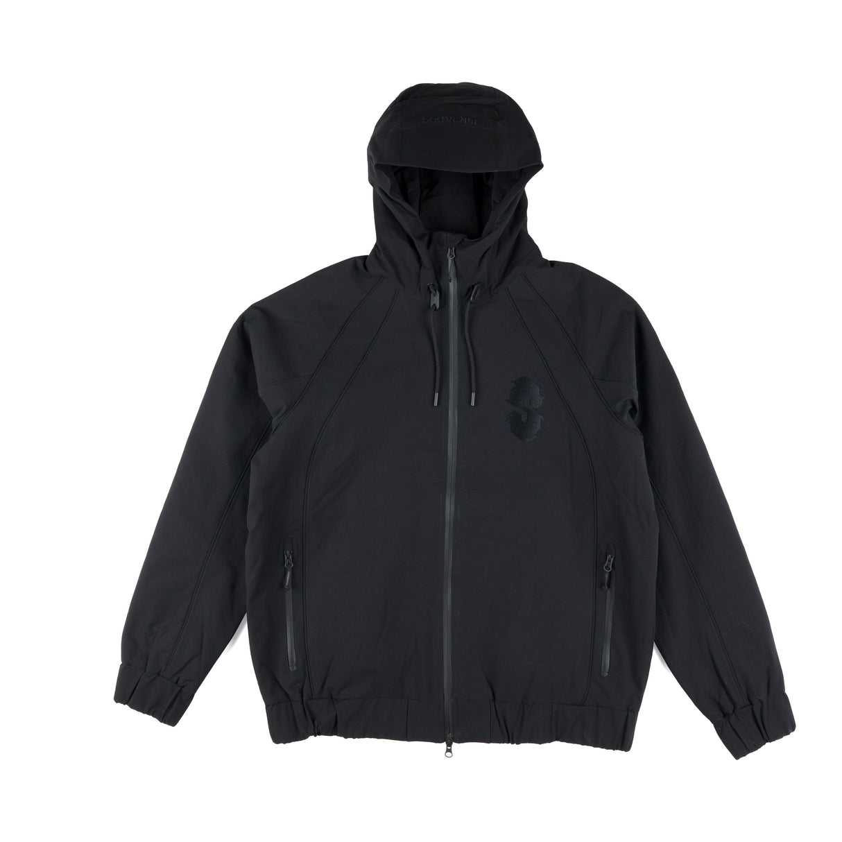 SOUVENIR Insulated Track Snow Jacket Black 2027 Men's Snow Jackets Souvenir