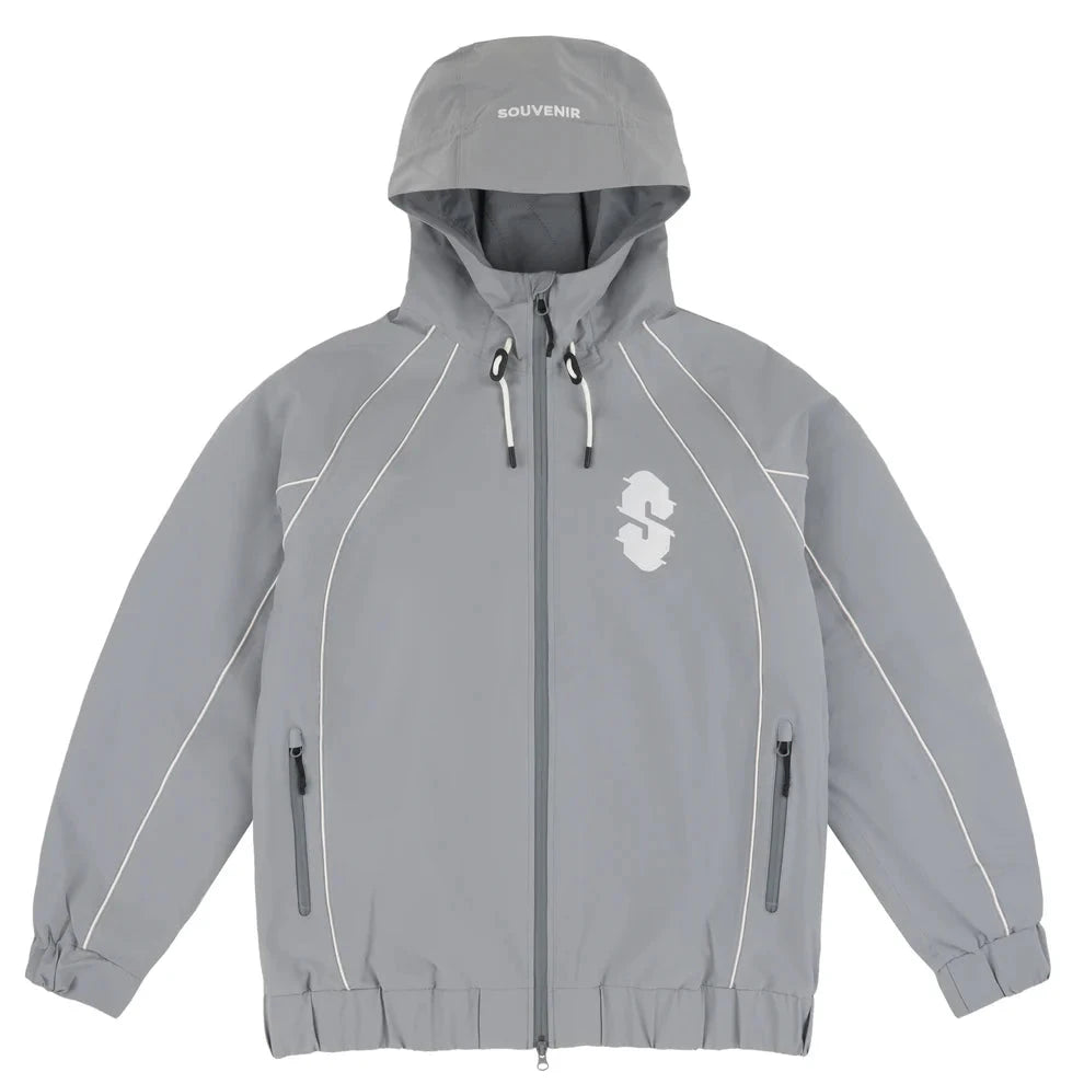 SOUVENIR Insultaed Track Snow Jacket Cool Grey 2026 Men's Snow Jackets Souvenir