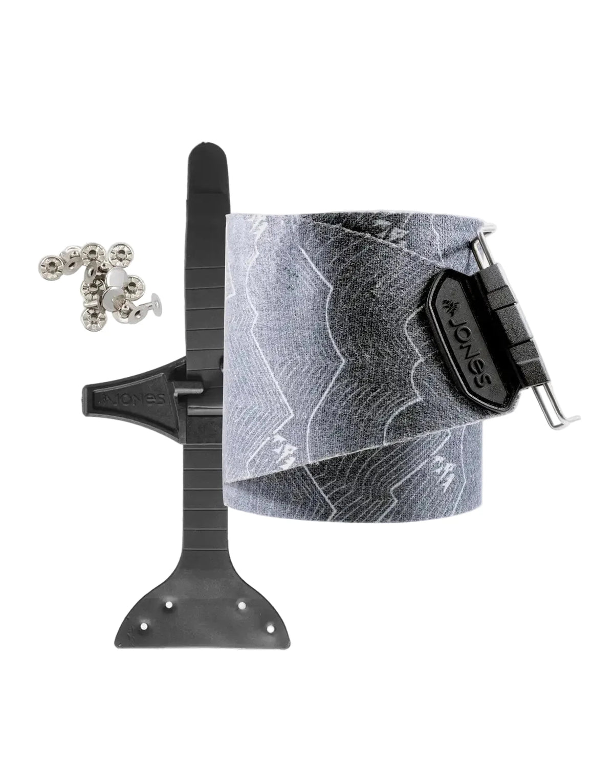 JONES Nomad Pro Trim-To-Fit Universal Splitboard Skins Black Splitboard Skins Jones Snowboards