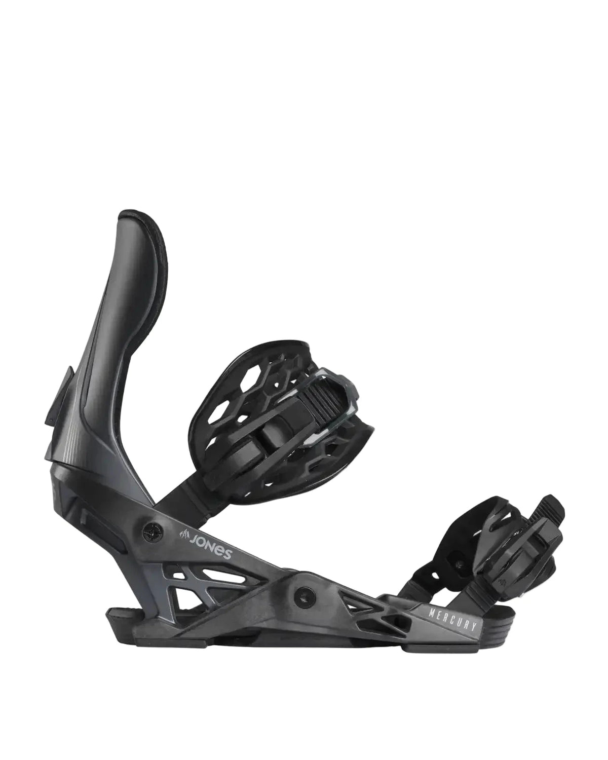 JONES Mercury Snowboard Bindings Storm Grey 2027 Men's Snowboard Bindings Jones Snowboards