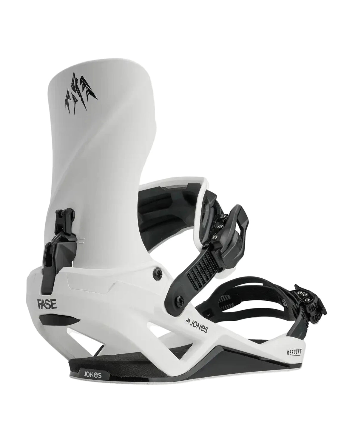 JONES Mercury FASE Snowboard Bindings Cloud White 2027 Men's Snowboard Bindings Jones Snowboards