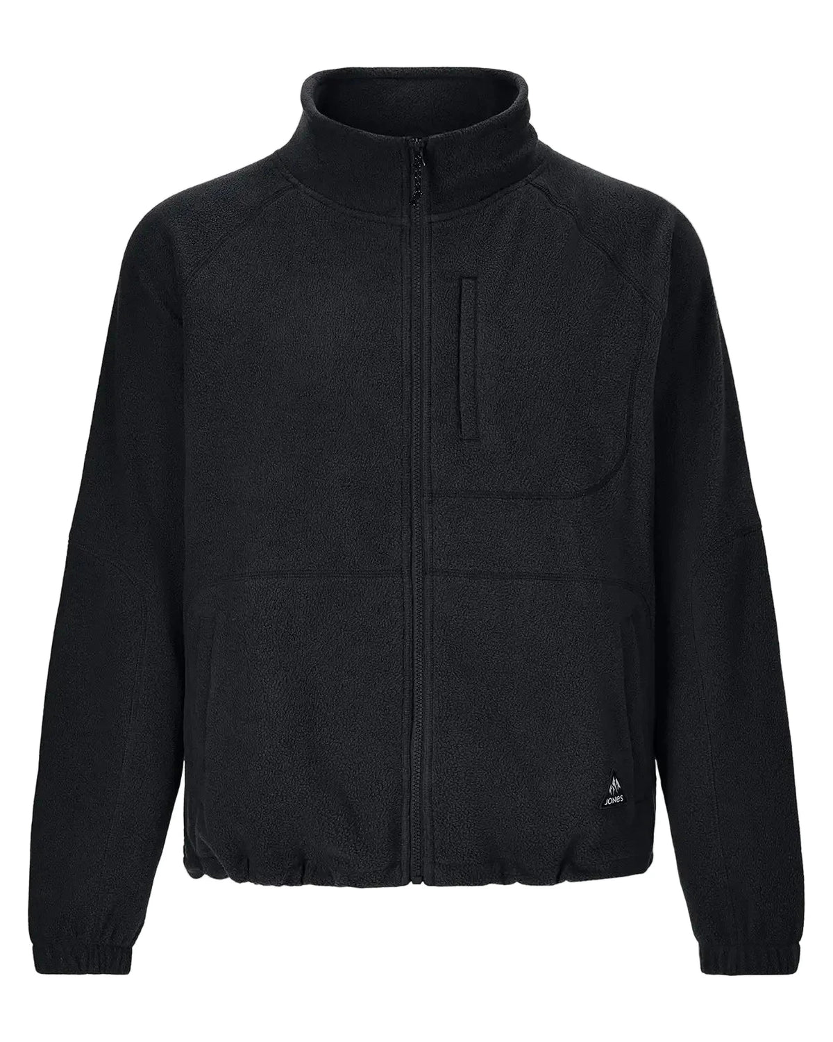 JONES Base Camp Fleece Jacket Black Men's Street Jackets Jones Snowboards