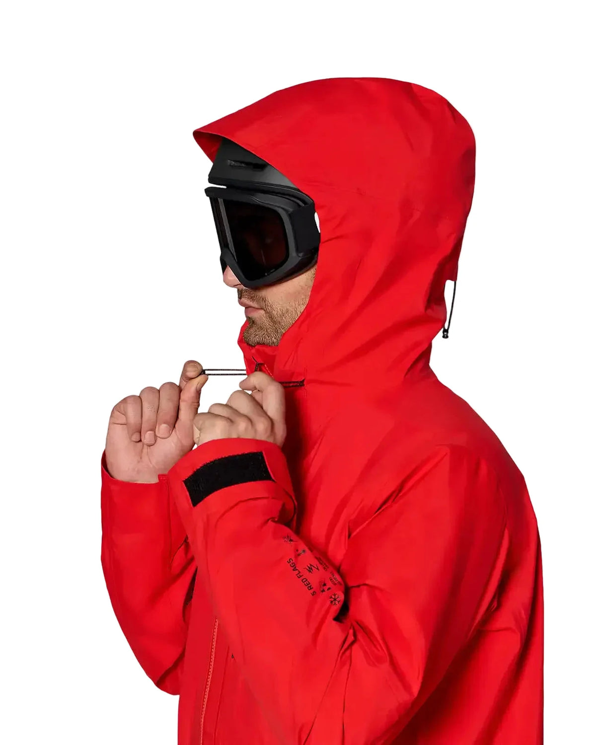 JONES Higher GORE-TEX 3L Snow Jacket Lava Red 2027 Men's Snow Jackets Jones Snowboards