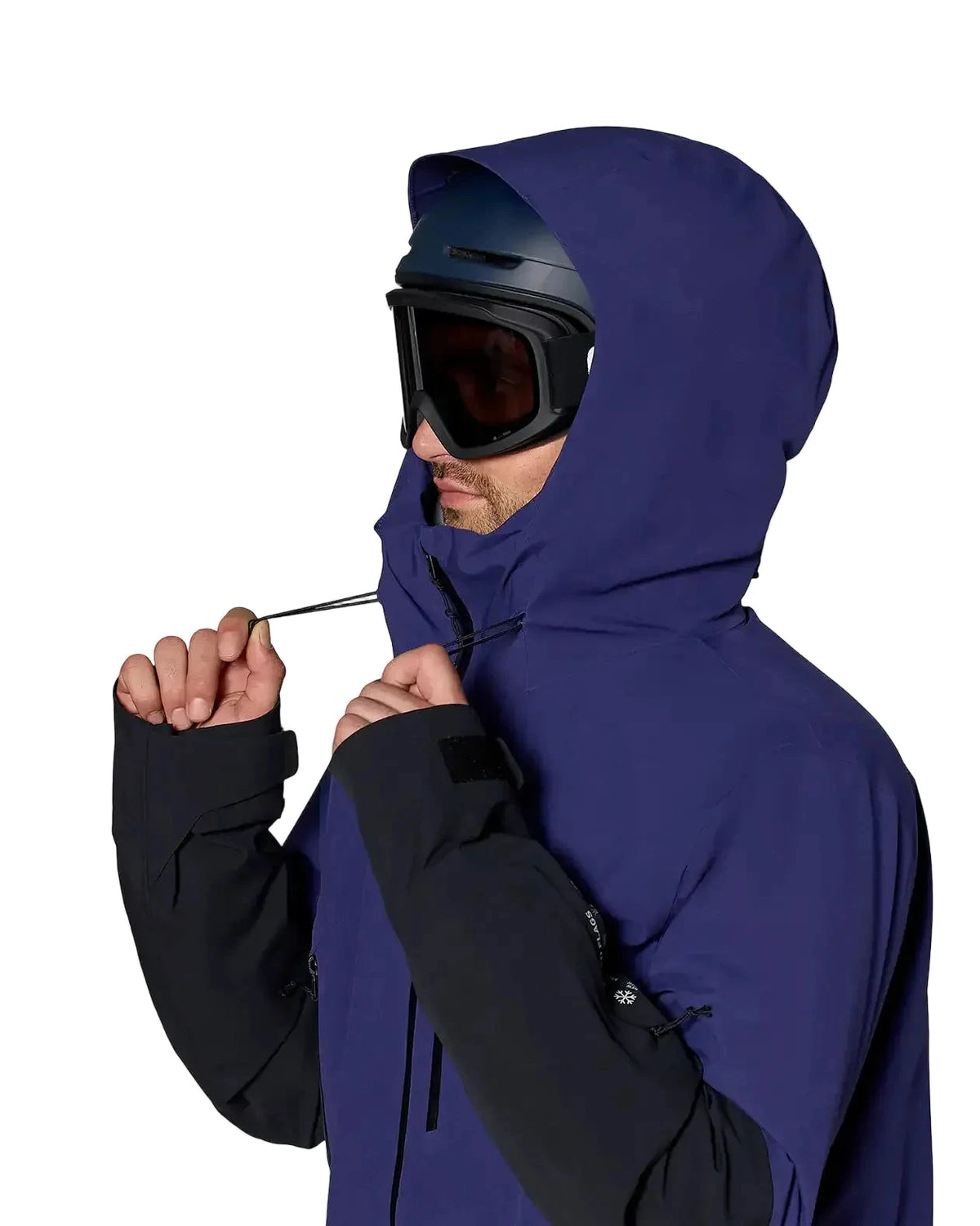 JONES Further 3L Stretch Snow Jacket Eclipse Blue 2027 Men's Snow Jackets Jones Snowboards