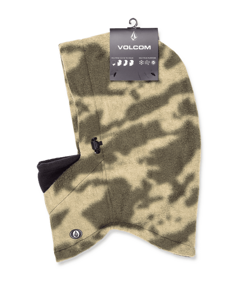 VOLCOM Travelin Hood Thingy Camouflage Winter Face Masks Volcom