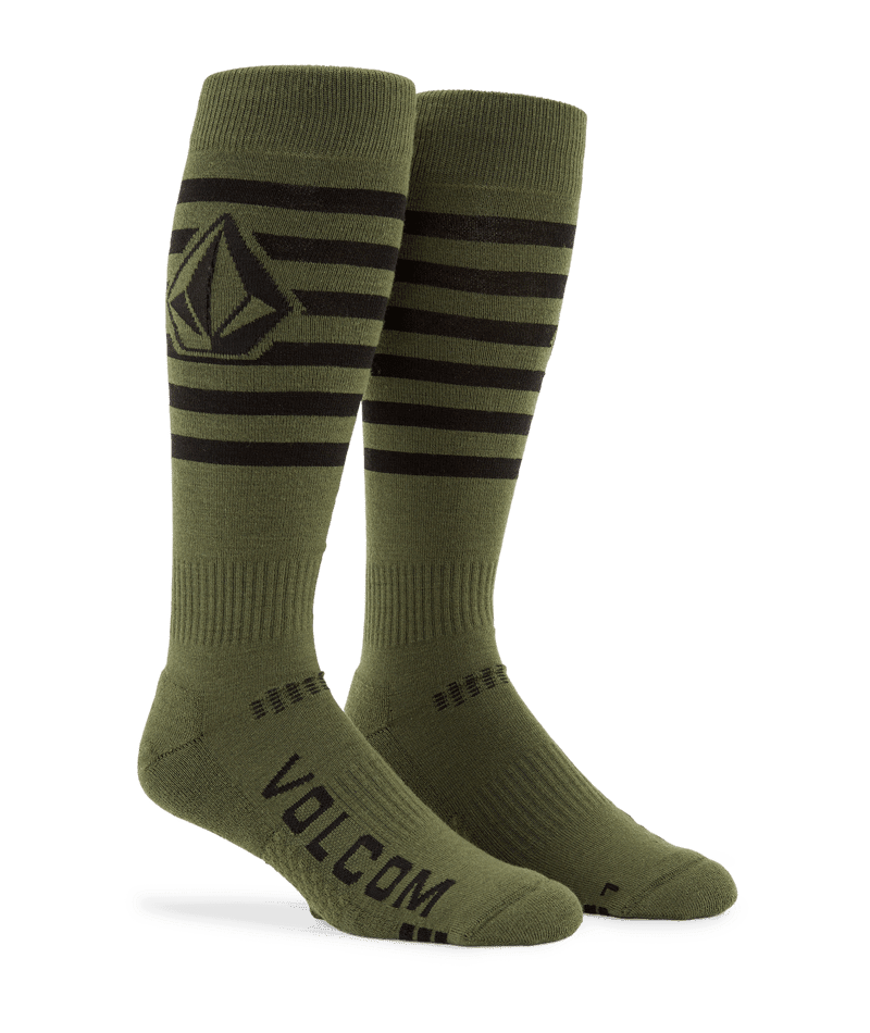 VOLCOM Kootney Snowboard Socks Military Men's Snowboard Socks Volcom 