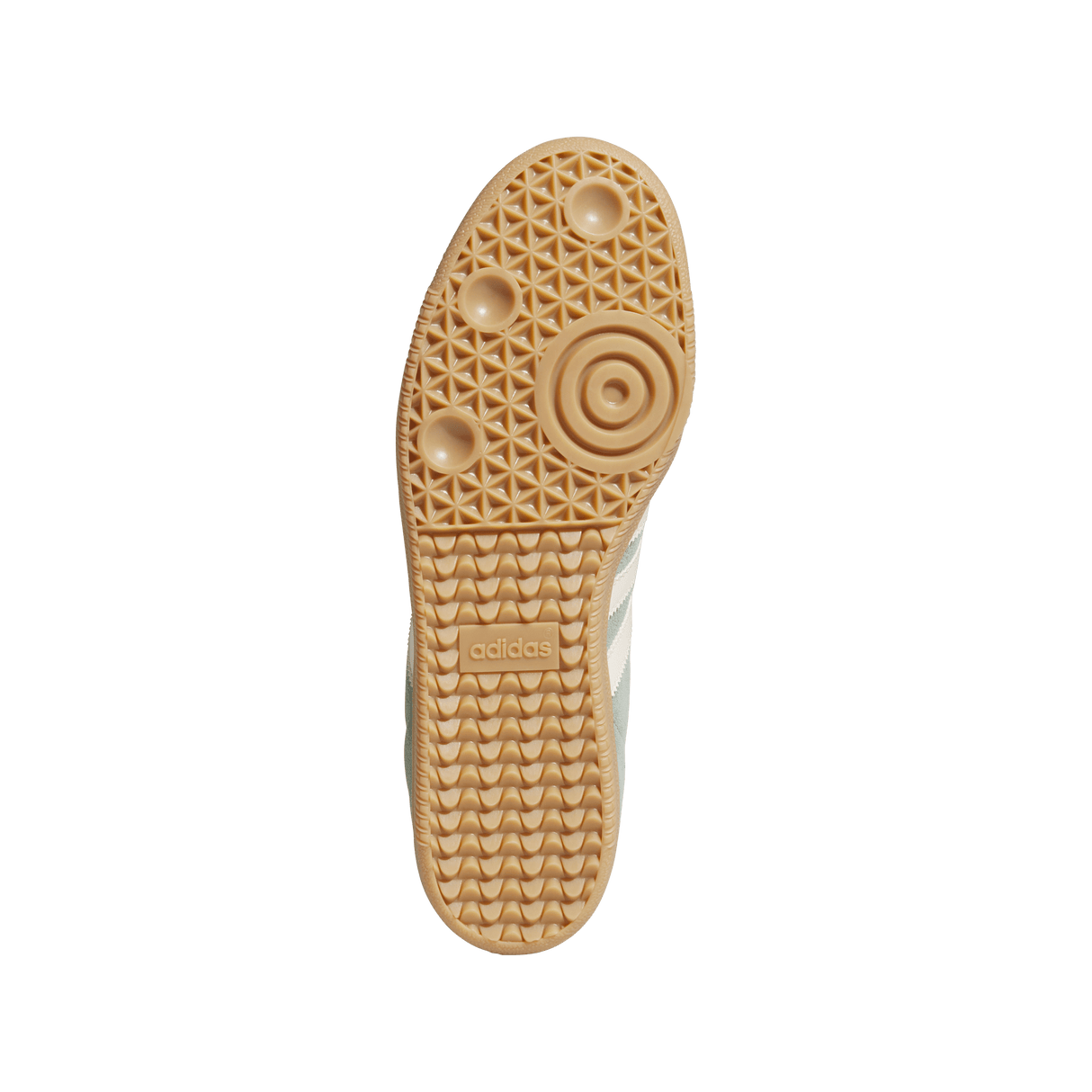 ADIDAS Women's Samba Shoes Silver Green/Wonder White/Gold Metallic Women's Skate Shoes Adidas