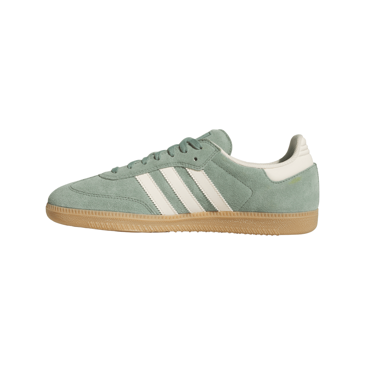 ADIDAS Women's Samba Shoes Silver Green/Wonder White/Gold Metallic Women's Skate Shoes Adidas