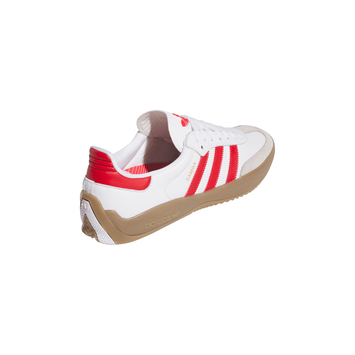 ADIDAS Puig Samba Shoes Cloud White/Better Scarlett/Gum4 Men's Skate Shoes Adidas