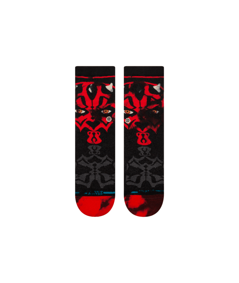 STANCE Kids Star Wars X Stance Maul Crew Socks Black Youth Socks Stance