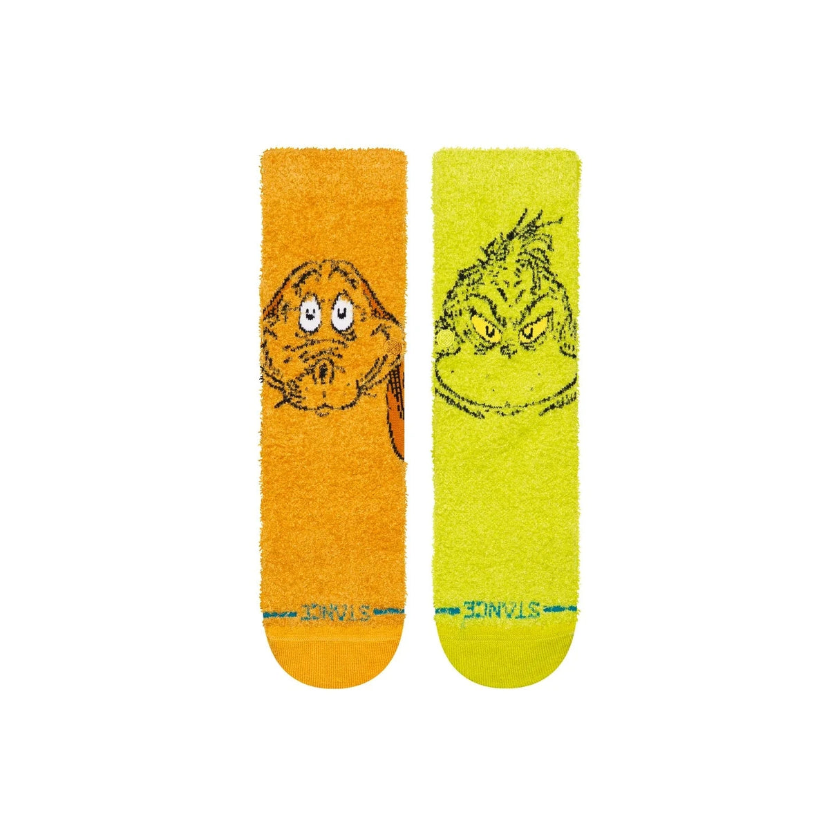 STANCE Kids The Grinch x Stance Grinch And Max Crew Socks Green Youth Socks Stance