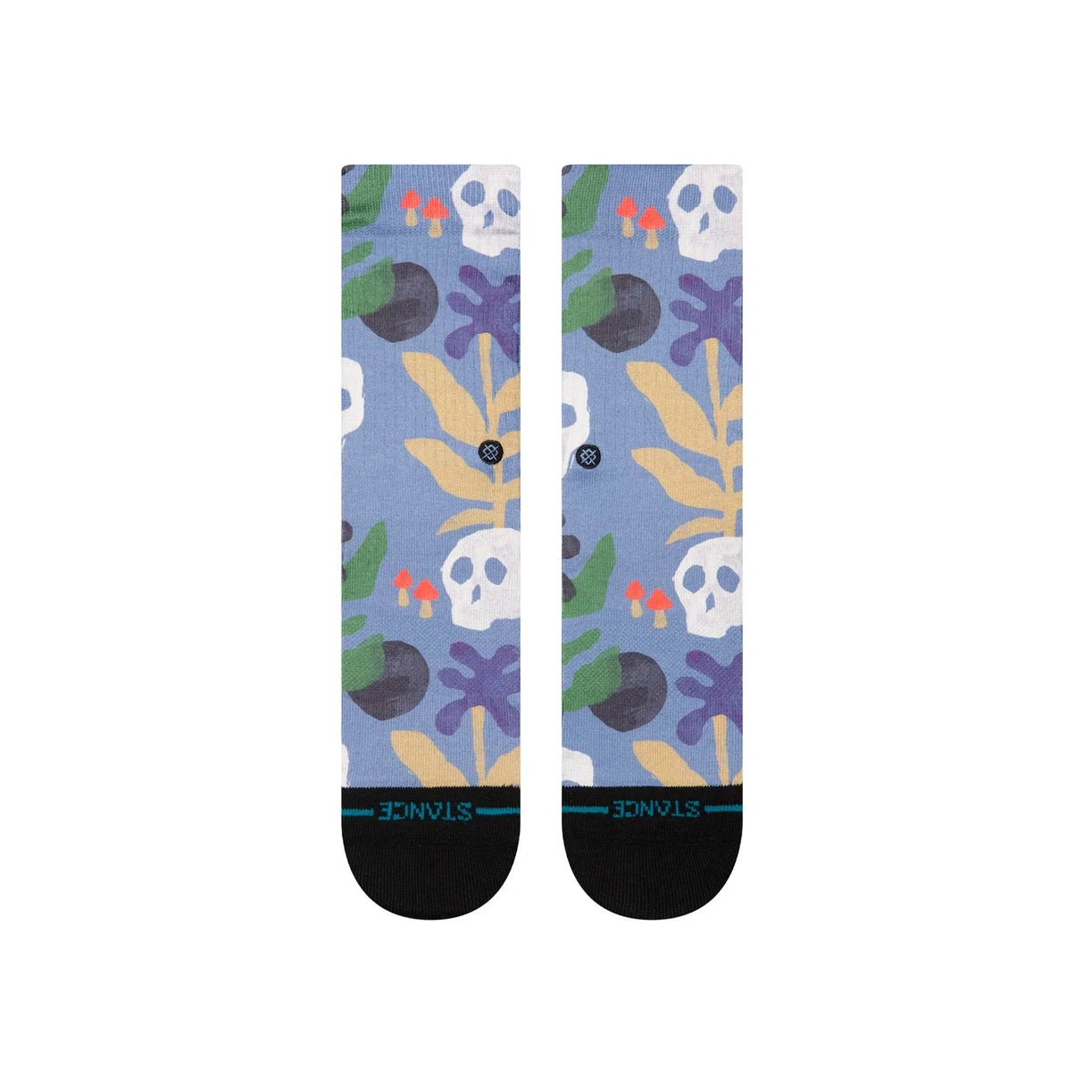 STANCE Kids Tropiskull Crew Socks Stone Blue Youth Socks Stance