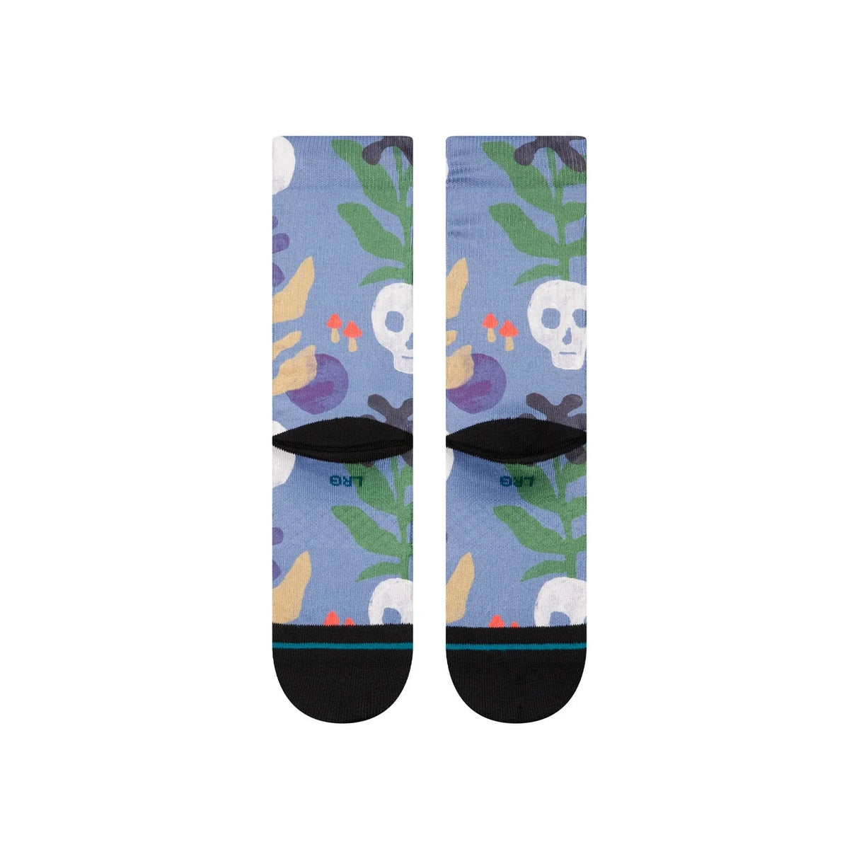 STANCE Kids Tropiskull Crew Socks Stone Blue Youth Socks Stance
