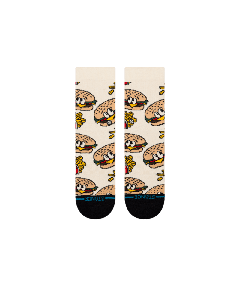 STANCE Kids Combo Meal Crew Socks Tan Youth Socks Stance