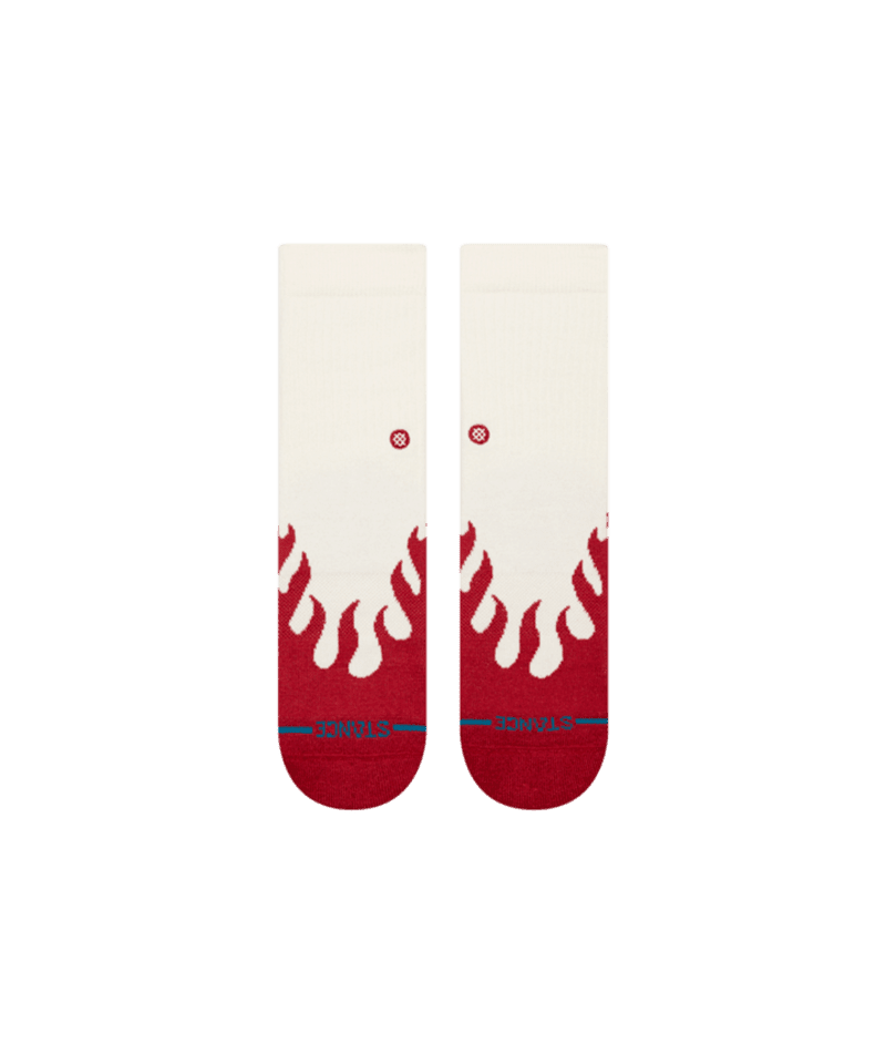 STANCE Kids Heating Up Crew Socks Red Youth Socks Stance