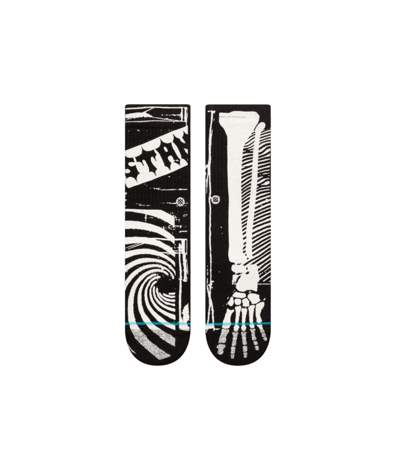 STANCE Kids Xray Vision Crew Socks Black Youth Socks Stance