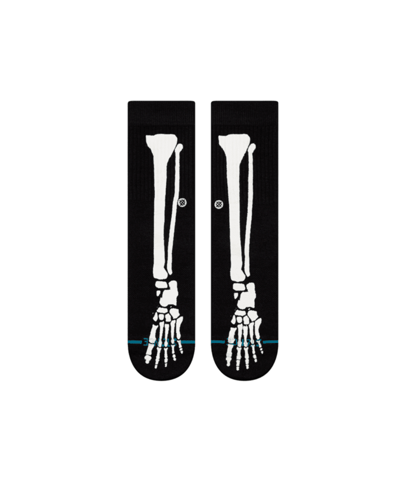 STANCE Kids Bones Socks Black Youth Socks Stance