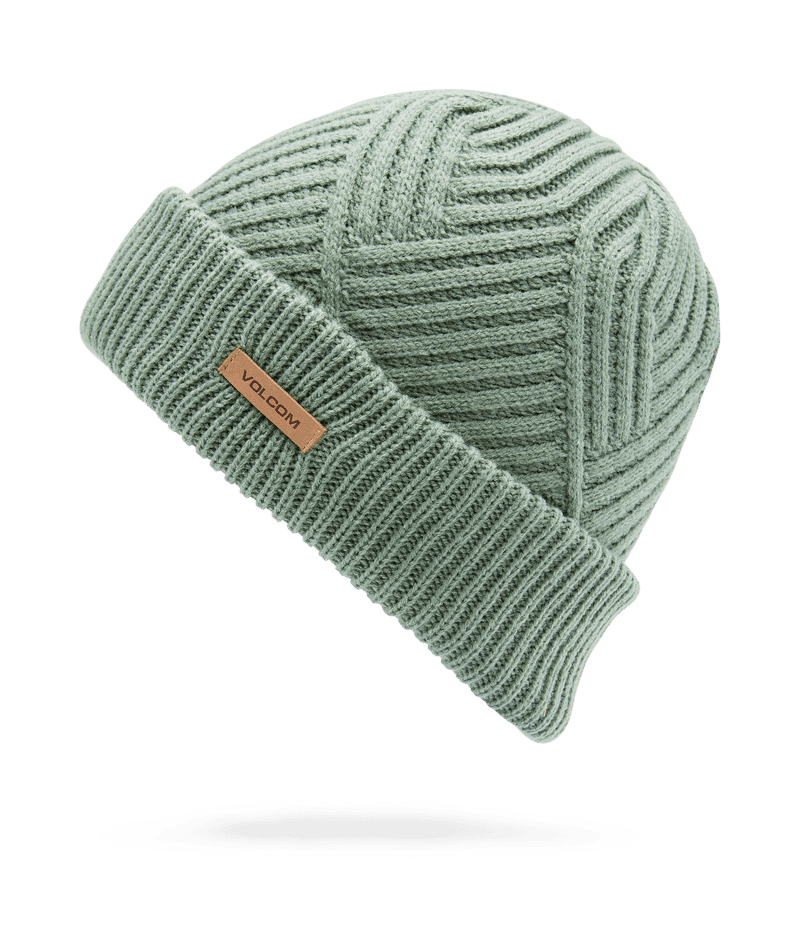 VOLCOM Women's Stone Knit Beanie Lichen Green Women's Beanies Volcom