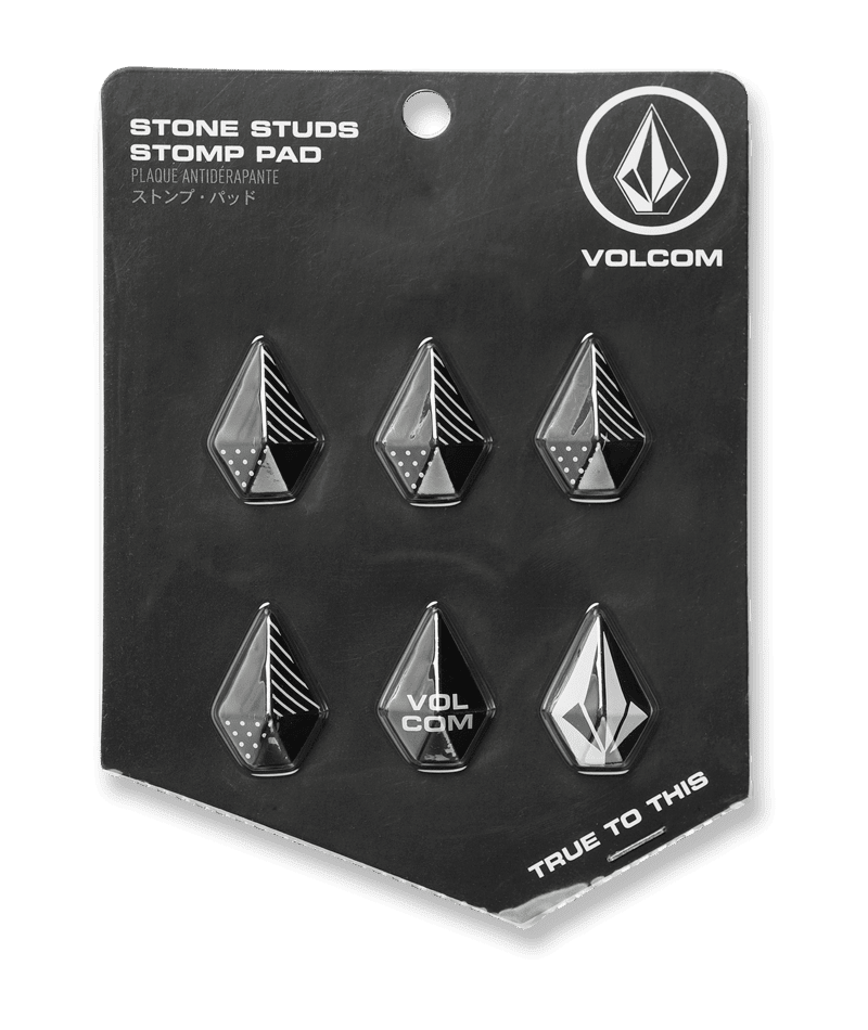 VOLCOM Stone Studs Stomp Pad Black Snowboard Stomp Pads Volcom 
