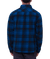 686 Sierra Fleece Flannel Moroccan Blue Plaid Men's Long Sleeve Button Up Shirts 686 