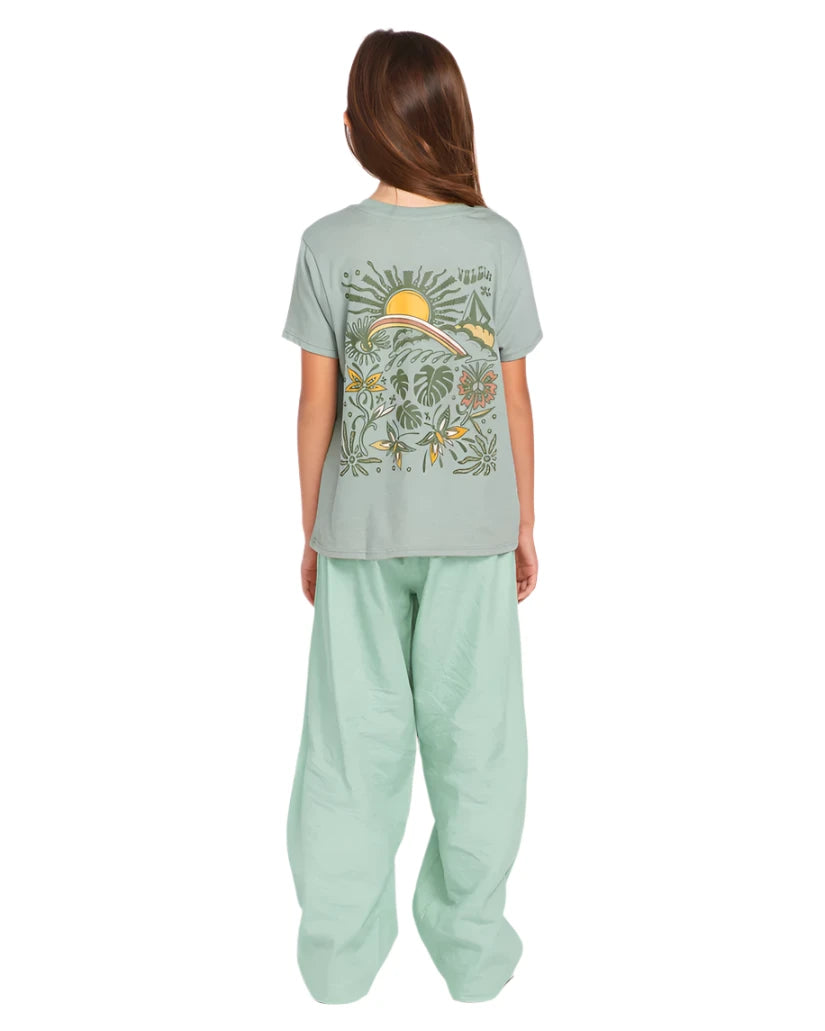 VOLCOM Girl's Last Party T-Shirt Sea Spray Girl's T-Shirts Volcom
