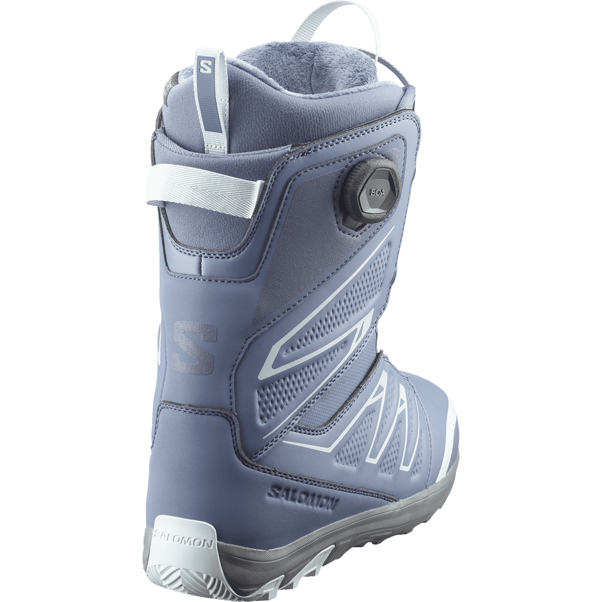 SALOMON Women's Ivy BOA SJ Snowboard Boots Grisaille/Ballad Blue/Steel Gray 2027 Women's Snowboard Boots Salomon