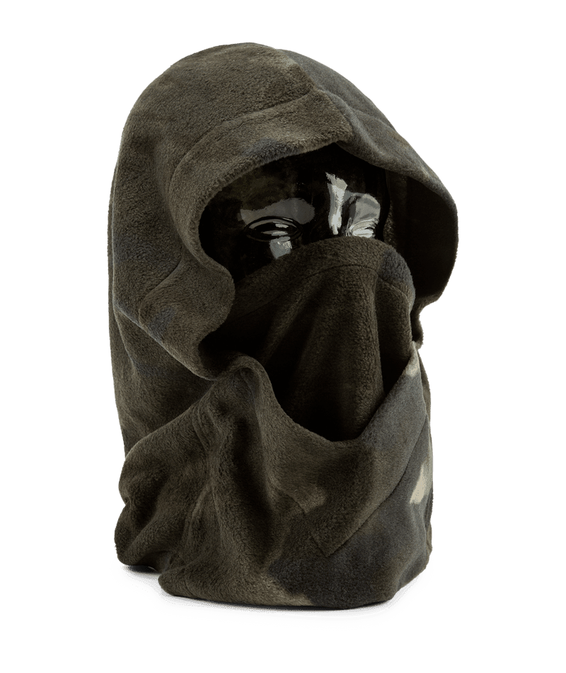 VOLCOM Youth Polar Fleece Hood Cloudwash Camo Winter Face Masks Volcom