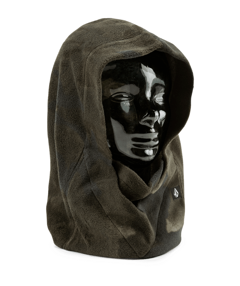 VOLCOM Youth Polar Fleece Hood Cloudwash Camo Winter Face Masks Volcom