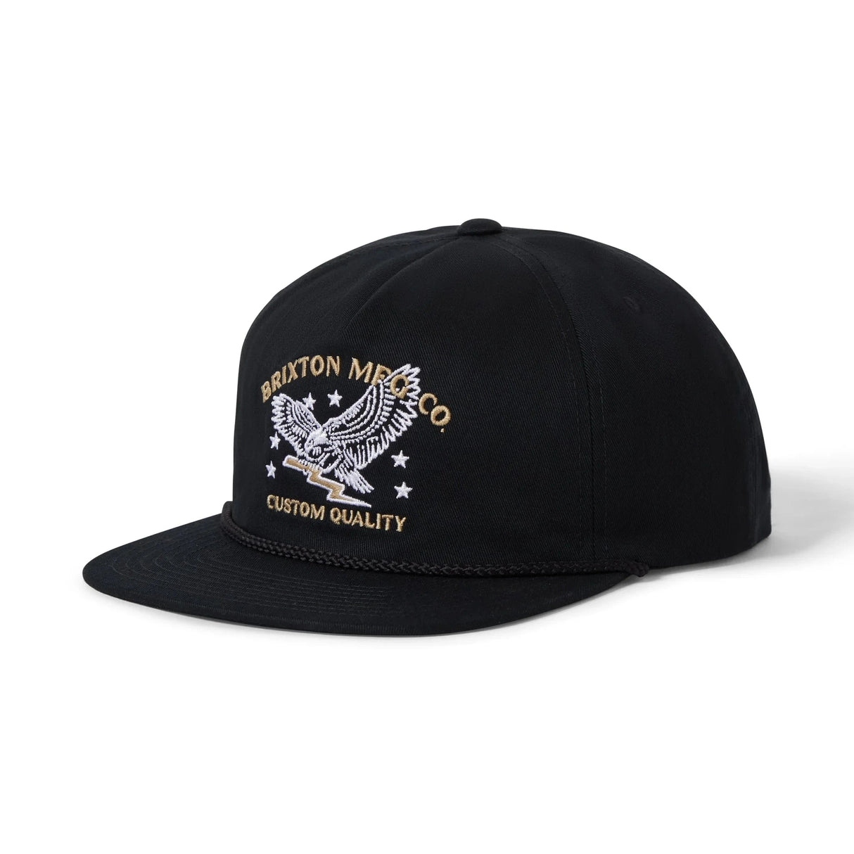 BRIXTON Lamont Snapback Hat Black Men's Hats Brixton